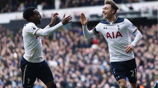  托特纳姆热刺主场完胜埃弗顿重回争四行列